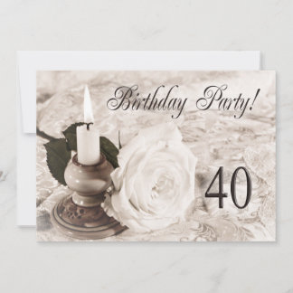 Einladung zum Geburtstag 40 Jahre alt