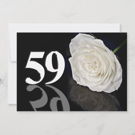 Einladung zum Geburtstag 59 Jahre alt (Vorderseite)