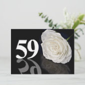 Einladung zum Geburtstag 59 Jahre alt (Stehend Vorderseite)