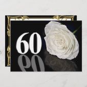 Einladung zum Geburtstag 60 Jahre alt (Vorne/Hinten)