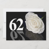 Einladung zum Geburtstag 62 Jahre alt (Vorderseite)