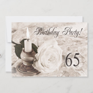 Einladung zum Geburtstag 65 Jahre alt
