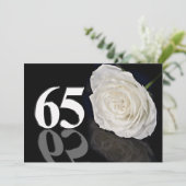 Einladung zum Geburtstag 65 Jahre alt (Stehend Vorderseite)