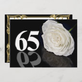 Einladung zum Geburtstag 65 Jahre alt (Vorne/Hinten)