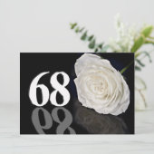 Einladung zum Geburtstag 68 Jahre alt (Stehend Vorderseite)
