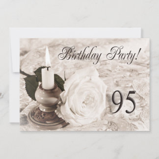 Einladung zum Geburtstag 95 Jahre alt