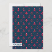 Einladung zum Geburtstag - Anker (Rückseite)