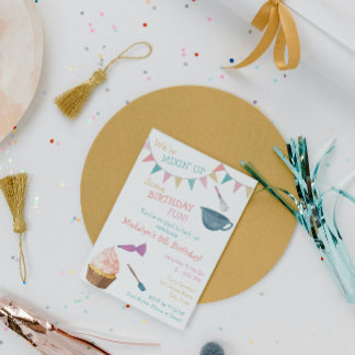 Einladung zum Geburtstag backen