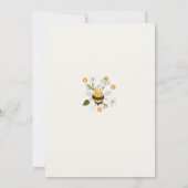 Einladung zum Geburtstag "Bee Day" (Rückseite)
