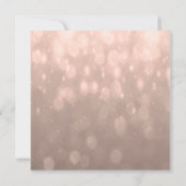 Einladung zum Geburtstag | Blush Bokeh (Rückseite)