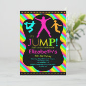 Einladung zum Geburtstag - Bounce House Trampolin (Stehend Vorderseite)