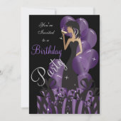 Einladung zum Geburtstag, Classy Girl's Party (Vorderseite)