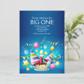 Einladung zum Geburtstag Cupcake (Stehend Vorderseite)