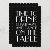 Einladung zum Geburtstag der 1920er Jahre (Vorne/Hinten)