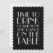 Einladung zum Geburtstag der 1920er Jahre (Vorderseite)