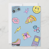 Einladung zum Geburtstag der 90er/2000er Jahre (Rückseite)