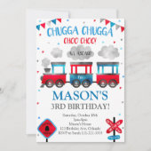 Einladung zum Geburtstag der Eisenbahn, Einladung (Vorderseite)