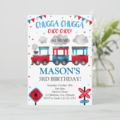 Einladung zum Geburtstag der Eisenbahn, Einladung (Stehend Vorderseite)