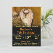 Einladung zum Geburtstag der Schlange (Stehend Vorderseite)