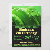 Einladung zum Geburtstag der Schlange (Vorderseite)