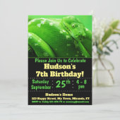 Einladung zum Geburtstag der Schlange (Stehend Vorderseite)