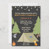 Einladung zum Geburtstag des Camps (Vorderseite)