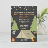 Einladung zum Geburtstag des Camps (Stehend Vorderseite)