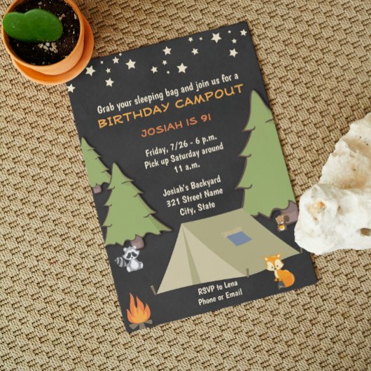 Einladung zum Geburtstag des Camps