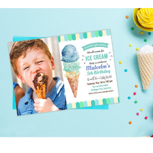 EINLADUNG ZUM GEBURTSTAG DES EISJUNGEN FÜR JEDES A