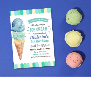 EINLADUNG ZUM GEBURTSTAG DES EISJUNGEN FÜR JEDES A