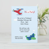 Einladung zum Geburtstag des Flugzeugs (Stehend Vorderseite)