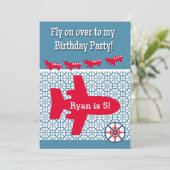 Einladung zum Geburtstag des Flugzeugs (Stehend Vorderseite)