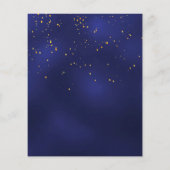 Einladung zum Geburtstag des Navy Blue Gold (Rückseite)
