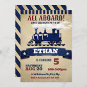 Einladung zum Geburtstag des Zuges Vintag (Vorne/Hinten)