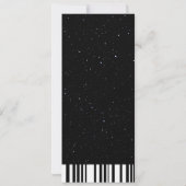 Einladung zum Geburtstag | Dunkelfärbung (Rückseite)