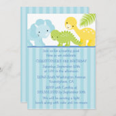 Einladung zum Geburtstag eines coolen niedlichen J (Vorne/Hinten)