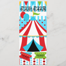 Einladung zum Geburtstag eines Custom Circus