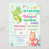 Einladung zum Geburtstag eines Drachen Gemeinsame (Vorne/Hinten)