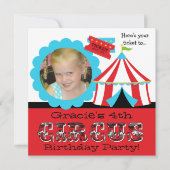 Einladung zum Geburtstag eines Fotos (Vorderseite)