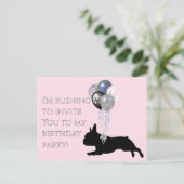 Einladung zum Geburtstag eines Franzosen (Stehend Vorderseite)