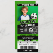 Einladung zum Geburtstag eines persönlichen digita (Vorne/Hinten)