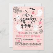 Einladung zum Geburtstag eines Spooky Ghoul - Mädc (Vorderseite)