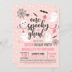 Einladung zum Geburtstag eines Spooky Ghoul - Mädc