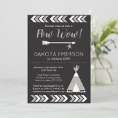 Einladung zum Geburtstag eines Stammes| Schwarzer, (Stehend Vorderseite)