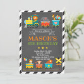 Einladung zum Geburtstag eines Tiertrainings (Stehend Vorderseite)