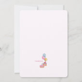 Einladung zum Geburtstag Foto (Rückseite)