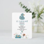 Einladung zum Geburtstag Funny Birthday Einladung (Stehend Vorderseite)