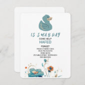 Einladung zum Geburtstag Funny Birthday Einladung (Vorne/Hinten)