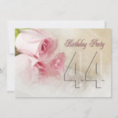 Einladung zum Geburtstag für 44 Jahre (Vorderseite)