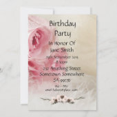 Einladung zum Geburtstag für 68 Jahre (Rückseite)